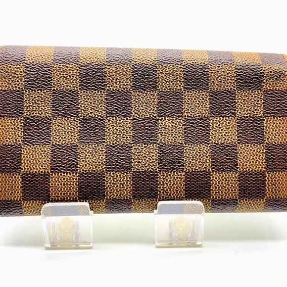 Auth Louis Vuitton Damier Ebene Sarah Long Wallet - Picture 3 of 14